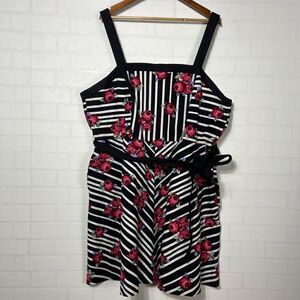 Bea & Dot ModCloth Rose Mini Dress Women 2X Fit and Flare 20W